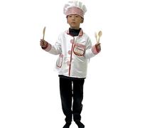 Générique Ensemble Garçon Été Ensemble médecin pour garçon déguisement Halloween Cosplay Jeu rôle Tenue fête Costume garçons (White, 3-4 Years)