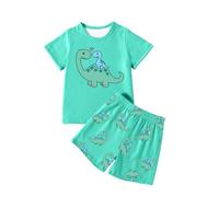 Générique Ensemble Garcon - Short Court Imprimé EuropéEn pour Enfants Ensemble Tendance Ample Et Confortable