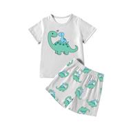Générique Ensemble Garcon - Short Court Imprimé EuropéEn pour Enfants Ensemble Tendance Ample Et Confortable