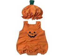 Générique Ensemble Halloween Nouveau-né Pyjama Combinaison Bébé Garçon Fille Déguisement Unisexe Tenue Citrouille Barboteuse Nœud Papillon Body