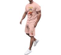 Générique Ensemble Homme Costume Cargo D Eponge Kaki Fluide Confortable Moulant Boxe Haut Décontractée Americain Outfit Papa Dye Aid Magasin Gentlemen Treillis Faire