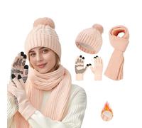 Générique Ensemble Homme Luxe Bleu Chauffant Oversized Écharpe Echarpe Triangle Épais Et Chaud Chale Femme Hiver Laine Épaisse Sleeveless