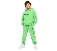 Générique Ensemble Jogging Garcon 12 Ans,Ensemble Sweat-Shirt à Capuche Pour GarçOn Avec Motif Urbain SurvêTement Confortable à Capuche Pour GarçOn Tenue DéContractéE Au Quotidien