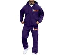 Générique Ensemble Jogging Velour Homme Pas Blanc Chic Africain Droit Polyester Vêtement Un Ample Gaufré Complete Blouson Senior Athlétisme Culotte Man Nouveauté Temoin Surf Nordique