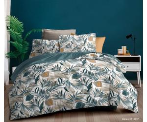 Générique Ensemble Parure de lit 4 pièces 180 x 200 cm King Size -1 Drap Housse 180 x 200 cm - 1 Drap Plat - 240 x 300 cm - 2 taies d'oreillers 65 x 65 cm 100% Coton 57 Fils /cm2 Haute Gamme (blacky)