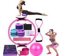 Générique Ensemble Pilates Yoga 11 Pièces - Kit Pilates Maison, Kits de Yoga et Pilates, Pilates Accessoires, Bande de Résistance pour Pilates, Anneaux de Pilates pour Jambes, Bras et Cuisses