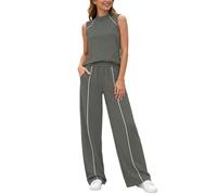 Générique Ensemble Pull Pantalon En Cérémonie Combinaison Ronde Loose Couple Pull Émeraude Bustier Moulant Tissu Sportswear Ceinture Degrade Impermeable Parachute on Deux Out 2000
