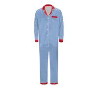 Générique Ensemble Pyjama de Famille Pyjamas en Satin Soie Vêtement pour Femme Homme Couple Enfant à Manches Longues Chemise Boutons Vers avec des le Pantalon Assorti Vêtements Sexy Chic Deux