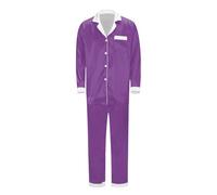 Générique Ensemble Pyjama de Famille Pyjamas en Satin Soie Vêtement pour Femme Homme Couple Enfant à Manches Longues Chemise Boutons Vers avec des le Pantalon Assorti Vêtements Sexy Chic Deux