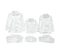 Générique Ensemble Pyjama de Famille Pyjamas en Soie Vêtement pour Femme Homme Couple Enfant à Manches Longues Chemise Boutons Vers le Pantalon Assorti Vêtements Sexy Chic Deux Cadeau Noel