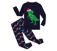 Générique Ensemble Pyjama pour GarçOn,Tissu en Coton MéLangé,Doux et Confortable,éLéGant et Adorable,Coupe DéContractéE,Parfait pour Un Usage Quotidien Les Loisirs(Dark Blue,3-4 Ans)