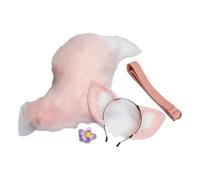 Générique Ensemble Serre-tête Et Queue En Fausse Fourrure Duveteuse Avec Oreilles De Renard - Accessoires De Cosplay Mignons Pour Adultes, Pour Noël Et Halloween