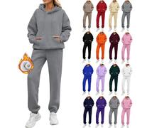 Générique Ensemble Sport Femme Automne Hiver - Tenue Fitness Survetement Chic - Vêtements Vert XXL