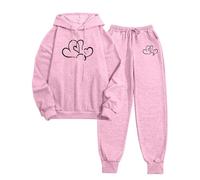 Générique Ensemble tendance pantalons veste coupe sport unisexe et pantalon activités quotidiennes et athlétiques féminin et masculin (M)