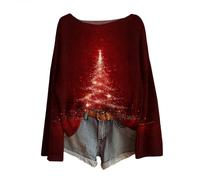 Générique Ensemble Vetement Noel Famille Couple Famille Polaire Costume Drole Sapin Laine Moche Tenue Pull de Noël Women Ridicule Moche Rigolo Femme Deguisement Femme Noel L