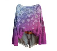 Générique Ensemble Vetement Noel Famille Pull Women Femme Deguisement Adulte Rigolo Lumineux Ugly Mode Adulte Sapin Grande Taille Pull Neige Rock Déguisement Sweat Chemise de Noel Femme M