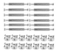 Générique Ensembles de 10 Connecteurs à Came Vis à Double Tête, Fixation Réglable pour Panneaux de Commode et Accessoires de Quincaillerie