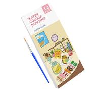 Générique Ensembles de peinture aquarelle pour, livre de peinture aquarelle de poche | Ensemble de livres de de poche pour garçons | Kit d'art de de voyage avec pinceau pour garçons, filles