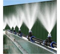 Generique Ensembles De Pulvérisation D'irrigation, Système Refroidissement Automatique for Clôtures Construction(1181inch/30m/98.5ft)