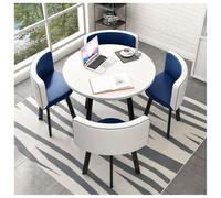 Générique Ensembles de réception et de chaises minimalistes, Tables Basses élégantes, Tables à Manger Rondes 4 Places, adaptés aux Bureaux, Maisons et Appartements(#5,70cm/27.5in)