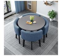 Générique Ensembles de réception et de chaises minimalistes, Tables Basses élégantes, Tables à Manger Rondes 4 Places, adaptés aux Bureaux, Maisons et Appartements(#19,70cm/27.5in)