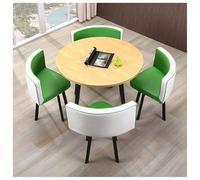 Générique Ensembles de réception et de chaises minimalistes, Tables Basses élégantes, Tables à Manger Rondes 4 Places, adaptés aux Bureaux, Maisons et Appartements(#4,70cm/27.5in)