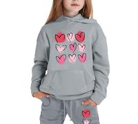 Générique Ensembles de Sport pour Enfants Fille Vêtement Jogging Tenue Enfant Mode Printemps Vêtements Ados Filles Unisex Sweat-Shirt Encapuchonné Pull Pantalon Les Costume d'automne