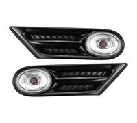 Générique Ensembles feux arrière voiture, Marqueur pour fabricant, indicateur LED pour BMW, pour MINI, pour COOPER R56, R57, R58, R59, 2007 - 2013(Black Clear)