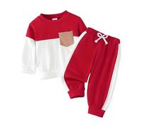 Générique Ensembles Sweat Bébé Garçon Ensemble Enfant Garcon Mignons Imprimé Sweatshirt À Manches Longues Enfant Garcon Jogging Ensembles Sweat Bébé Garçon