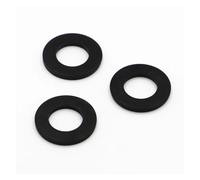 Générique Entretoise M2-M24 GB97 en acier inoxydable 304, zinc blanc, zinc noir, rondelle en acier, joints lisses for vis, boulon, rondelle métallique plate(Black Carbon Steel,10pcs M10)