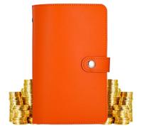 Générique Envelope Savings Book, 100 Piece Budget Holder, 52-W hallenge Organizer with Dividers, Portable Cash Payment Tracker for Expense Management, Durable Finance Planner for School Office