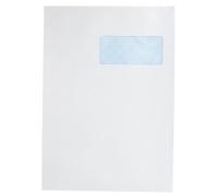 Générique Enveloppe A4 Blanche C4 229x324 90g Fenêtre 50mm Bande Siliconnée - Boîte de 250