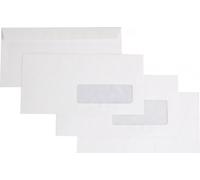 Générique Enveloppes blanches format DL avec fenêtre par 500