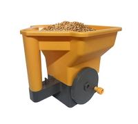 Générique Épandeur D'engrais À Main - Manivelle en Plastique ABS Vert De 24 Cm, Distributeur De Manuel Réglable, Compact Et Léger Universel | Outil D’Entretien du Sol pour La Distribution De Se