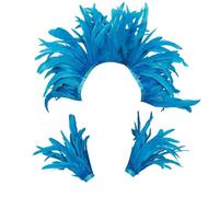Générique Épaules Femme Plumes Extravagantes Épaules Carnaval Brésilien Épaulesx Cabaret Spectacle Épaulesx Soirée Masquée Costume Danse Samba Robe Déguisement Fête Accessoire Théâtre