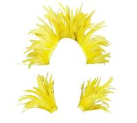 Générique Épaules Femme Plumes Extravagantes Épaules Carnaval Brésilien Épaulesx Cabaret Spectacle Épaulesx Soirée Masquée Costume Danse Samba Robe Déguisement Fête Accessoire Théâtre