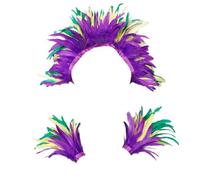 Générique Épaules Femme Plumes Extravagantes Épaules Carnaval Brésilien Épaulesx Cabaret Spectacle Épaulesx Soirée Masquée Costume Danse Samba Robe Déguisement Fête Accessoire Théâtre 2026
