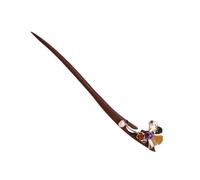 Générique Épingle à Cheveux Hanfu Bâtons De Cheveux De Gland Accessoires De Cheveux Pour Femmes Estampe De Pierres Précieuses Pour Les Cheveux De Cheveux Bois De Santal Rouge