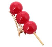 Générique Épingle à Cheveux Haws Enrobée De Sucre Réaliste Pinces à Cheveux Inspirées Des Bonbons Accessoire Pinces à Cheveux Bonbons Agrafe Mini Inspirer Fille Artificiel Soie Rouge Résine