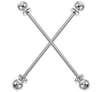 Générique Épingles à Cravate et Baleines pour Hommes en Métal Robuste, Accessoire de Costume Élégant, Fixation Solide, Design Compact, et Occasions Formelles