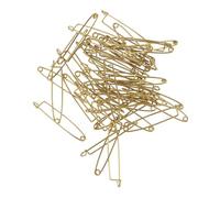 Générique Épingles de Sûreté Base D'épingle Sécurisée et Solide en Métal P Forme 50 Pièces Matériau Stable et Fiable, Fabrication Allemande pour Badges et Pins