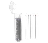 Générique Épingles en acier inoxydable noir pour spécimens entomologiques, kit d'aiguilles robustes pour montage d'insectes, accessoires pour affichage en contexte professionnel