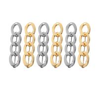 Générique Épingles Métalliques Serrage-Taille pour Jeans et Pantalons en Alliage de Zinc, Clips de Serrage Ajustables et Décoratifs pour Femme, Maintien pour Vêtements Quotidiens et