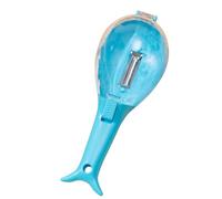 Générique Éplucheur de légumes et de fruits Type de stockage Éplucheur Stockage de la peau Ne tombe pas Poignée antidérapante à double dentelure, robuste et durable (Blue, One Size)