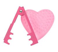 Générique Éplucheur d'épines de Rose en Forme de cœur, Plastique et Fer, kit de Jardinage pour tiges de Roses en Boutique de Fleurs, Retrait sécurisé des Feuilles et épines