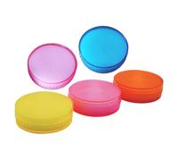 Générique Éponge à compter l'argent cylindre 5pcs en plastique pour comptage bancaire et amélioration de la précision doigt lors traitement des documents Couleur Aléatoire