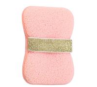 Générique Éponge de - 12x8,5x2cm Sac à Savon Douche Femme, Accessoires de Épurateur de Dos, Fournitures de Nettoyage Moussantes Adultes de Voyage Camping | Amélioration des soins