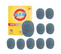 Générique Éponge En Laine D'Acier - Tampons De Savon En Laine D'acier Réutilisable, Brosse Multi Usages Abrasive Pour L'hygiène Des Casseroles, Des Poêles, Desplaques De Cuisson, Desgraisses Tenaces