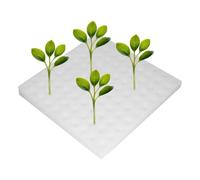 Générique Éponge hydropnique - Bloc De Démarrage De, Tapis De Culture sans Sol | Coton De Culture Carré avec Trou Concave, Outil De Germination Et De Développement des Racines