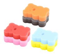 Générique Éponges de Bain Accessoires de Pratiques Lot de 6 Unique pour Garçon et Filles Douce et Facile à Transporter pour Bébé et Bain Quotidien